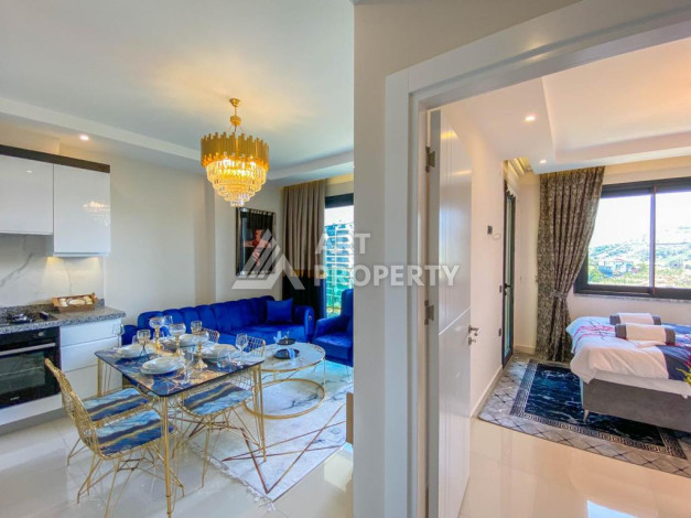 Стильные апартаменты в современном жилом комплексе планировки 1+1, 50м2 - Ракурс 7