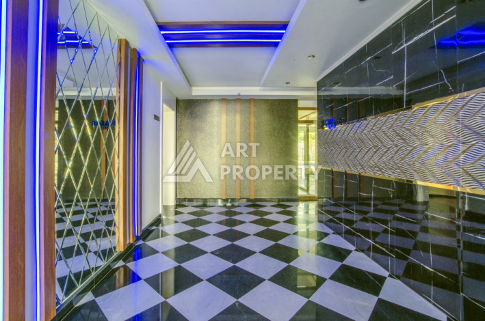 Квартира с новой мебелью планировки 1+1 в районе Махмутлар, 62м2 - Ракурс 16