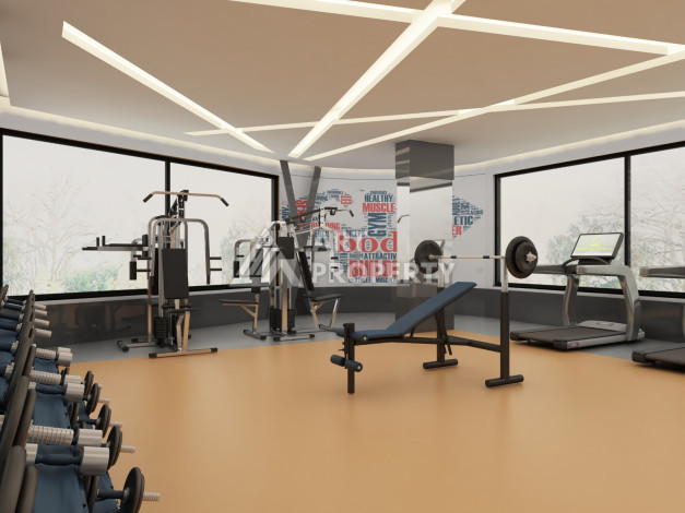 Апартаменты в центре Алании в комплексе с развитой инфраструктурой. Планировка 1+1, 50м2 - Ракурс 15