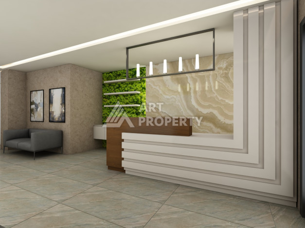 Апартаменты в центре Алании в комплексе с развитой инфраструктурой. Планировка 1+1, 50м2 - Ракурс 20