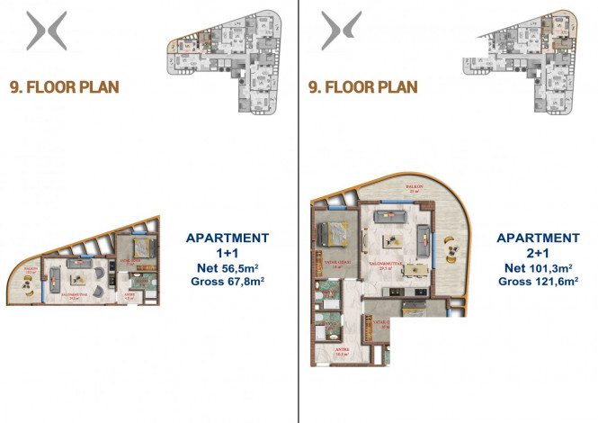 Новострой в окружении природы в районе Махмутлар, Алания. - Ракурс 6