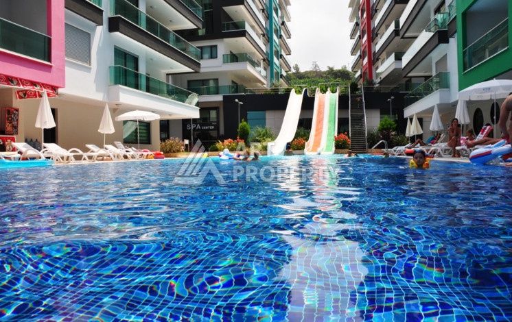 Апартаменты в шикарном комплексе с богатой инфраструктурой планировки 2+1 в районе Каргыджак, 115м2 - Ракурс 2