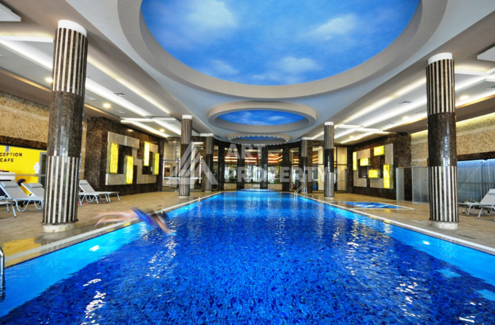 Апартаменты в шикарном комплексе с богатой инфраструктурой планировки 2+1 в районе Каргыджак, 115м2 - Ракурс 3