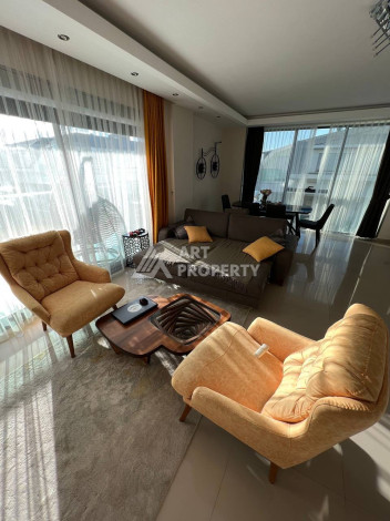 Апартаменты в шикарном комплексе с богатой инфраструктурой планировки 2+1 в районе Каргыджак, 115м2 - Ракурс 5