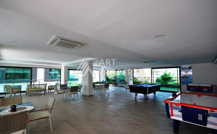 Апартаменты в шикарном комплексе с богатой инфраструктурой планировки 2+1 в районе Каргыджак, 115м2 - Ракурс 18