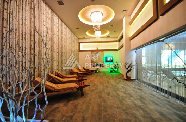 Апартаменты в шикарном комплексе с богатой инфраструктурой планировки 2+1 в районе Каргыджак, 115м2 - Ракурс 22