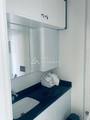 Меблированная квартира с видом на море планировки 2+1 в районе Махмутлар, 135м2 - Ракурс 8