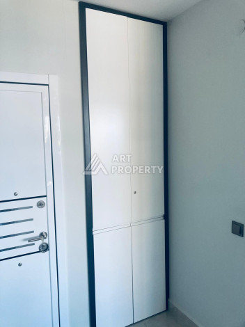 Меблированная квартира с видом на море планировки 2+1 в районе Махмутлар, 135м2 - Ракурс 11