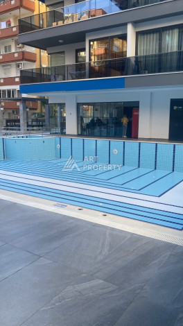 Меблированная квартира с видом на море планировки 2+1 в районе Махмутлар, 135м2 - Ракурс 20