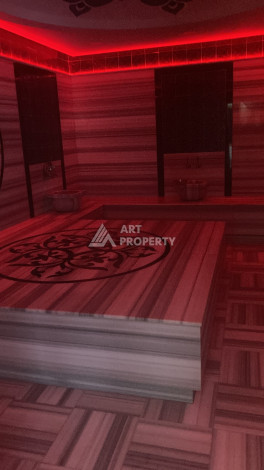 Меблированная квартира с видом на море планировки 2+1 в районе Махмутлар, 135м2 - Ракурс 24