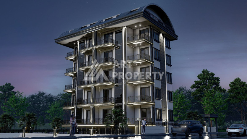 Новый проект в Авсалларе по привелекательным ценам! - Ракурс 9