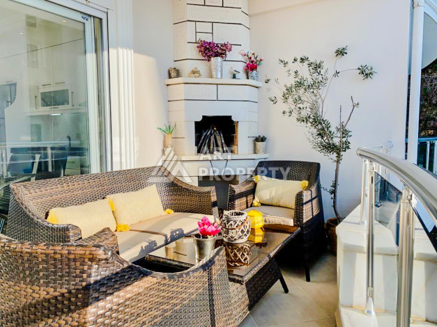 Просторные апартаменты с мебелью планировки 2+1 в районе Джикджилли, 125м2 - Ракурс 19