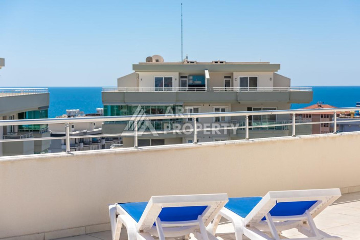 Пентхаус с потрясающим видом на море, горы и город в районе Тосмур, 250м2 - Ракурс 19