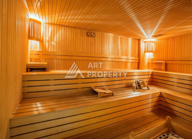 Пентхаус с потрясающим видом на море, горы и город в районе Тосмур, 250м2 - Ракурс 39