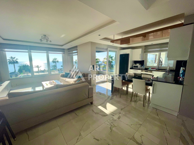 Шикарные апартаменты на первой береговой линии в районе Кестель. Планировка 2+1, 110м2 - Ракурс 4