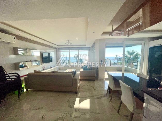 Шикарные апартаменты на первой береговой линии в районе Кестель. Планировка 2+1, 110м2 - Ракурс 6