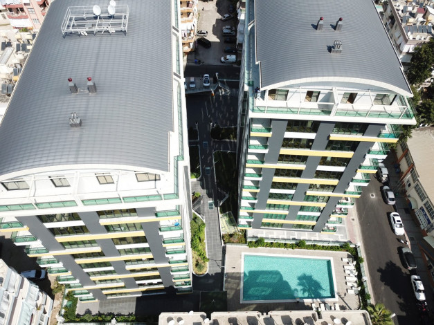 Новый комплекс в центральной части Алании, 65-180 м2 - Ракурс 39