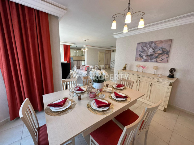 Дуплекс с планировкой 3+1 в комплексе с богатой инфраструктурой. Район Джикджилли,  200м2 - Ракурс 2