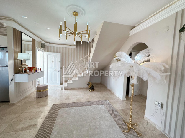 Дуплекс с дизайнерским ремонтом планировки 3+1 в районе Джикджилли, 210м2 - Ракурс 10