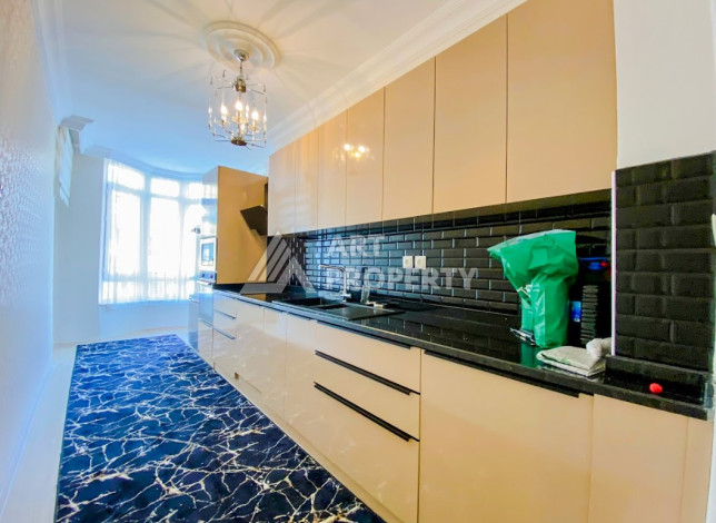 Апартаменты в 200 метрах от моря в районе Оба. Планировка 3+1, 156м2 - Ракурс 5