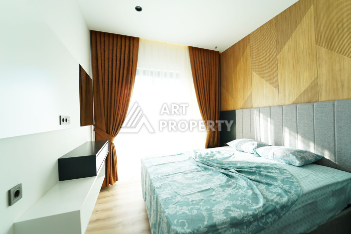 Апартаменты в потрясающем жилом комплексе вблизи пляжа Клеопатры! Планировка 1+1, 55м2 - Ракурс 12