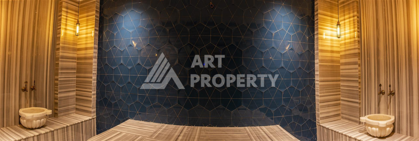 Апартаменты в потрясающем жилом комплексе вблизи пляжа Клеопатры! Планировка 1+1, 55м2 - Ракурс 19