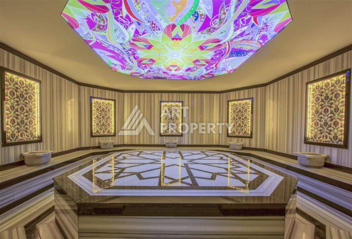 Квартира с видом на море в комплексе премиум-класса в районе Каргыджак, 125м2 - Ракурс 2