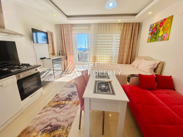 Апартаменты в 100 метрах от моря с планировкой 0+1 в районе Кестель, 40м2 - Ракурс 4