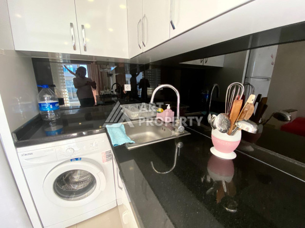 Апартаменты в 100 метрах от моря с планировкой 0+1 в районе Кестель, 40м2 - Ракурс 5