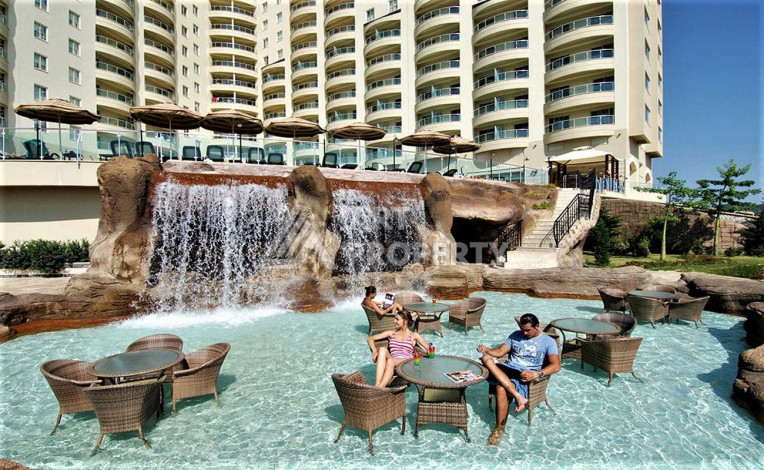 Апартаменты с мебелью в одном из лучших жилых комплексов с полной инфраструктурой в районе Каргыджак. Планировка 2+1, 101м2 - Ракурс 2