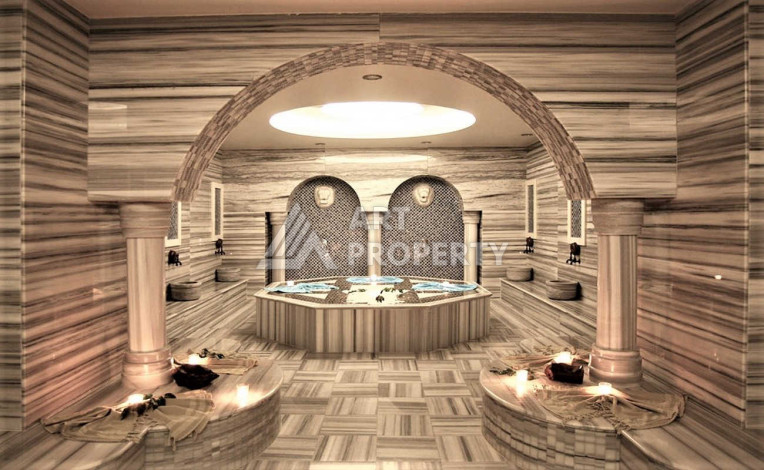 Апартаменты с мебелью в одном из лучших жилых комплексов с полной инфраструктурой в районе Каргыджак. Планировка 2+1, 101м2 - Ракурс 28