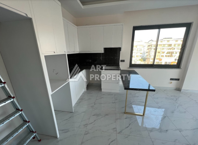 Квартира всего в 100 метрах от моря в экологически чистом районе Каргыджак планировки 1+1, 51м2 - Ракурс 4