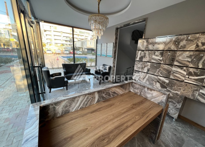 Квартира всего в 100 метрах от моря в экологически чистом районе Каргыджак планировки 1+1, 51м2 - Ракурс 19