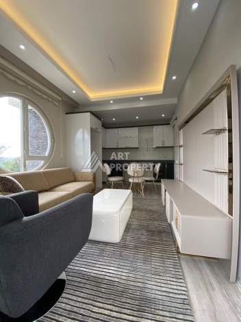 Стильная меблированная квартира планировки 2+1 в районе Оба, 75м2 - Ракурс 5