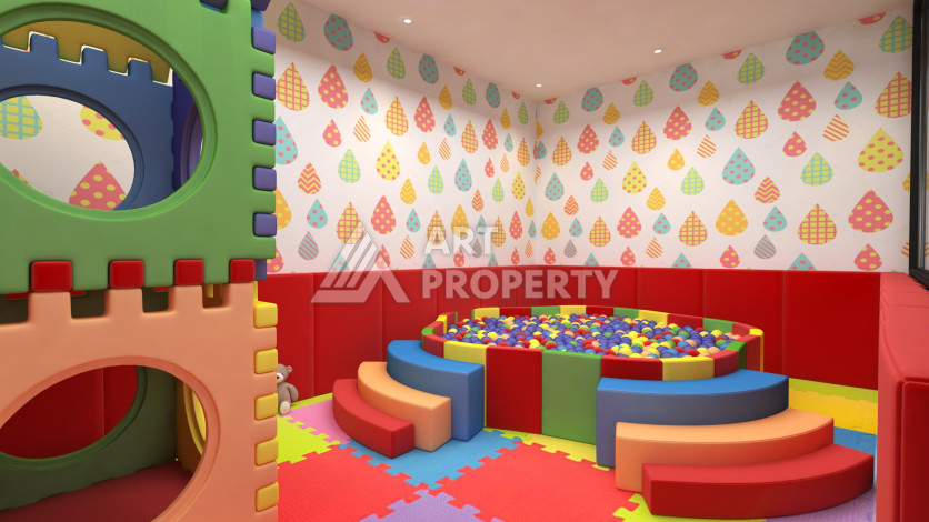 Квартира в новом жилом комплексе в элитном районе Кестель, планировка 1+1, 50м2 - Ракурс 6