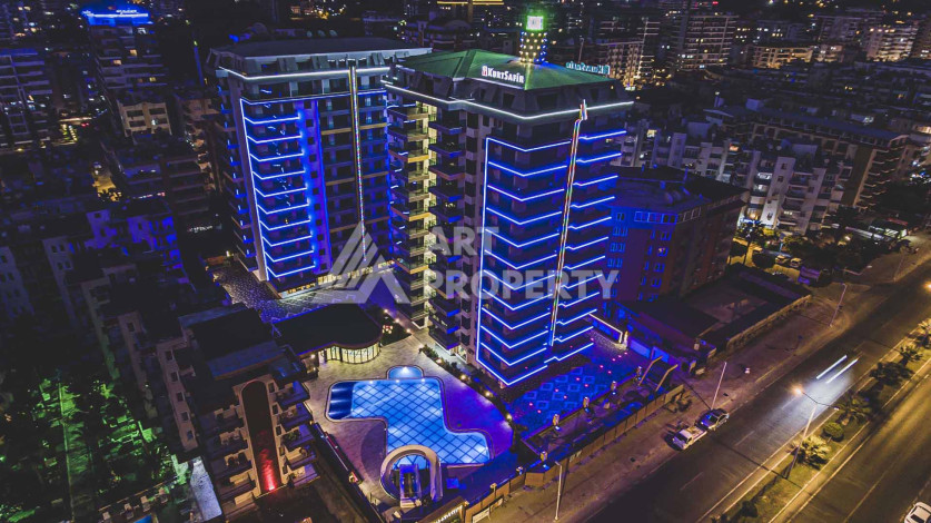 Квартира на побережье Средиземного моря в жилом комплексе с богатой инфраструктурой. Планировка 2+1, 90м2 - Ракурс 3