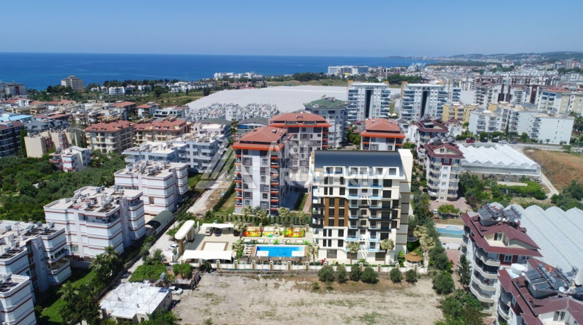 Апартаменты в живописном районе Авсаллар в новом жилом комплексе. Планировка 1+1, 52м2 - Ракурс 4