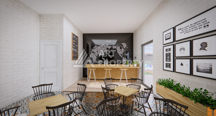 Квартира в новом комплексе с развитой инфраструктурой планировки 1+1, 50м2 - Ракурс 8