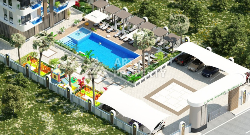 Квартира в новом комплексе с развитой инфраструктурой планировки 1+1, 50м2 - Ракурс 4