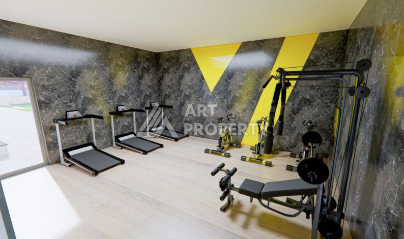 Апартаменты в живописном районе Авсаллар в новом жилом комплексе. Планировка 1+1, 52м2 - Ракурс 6