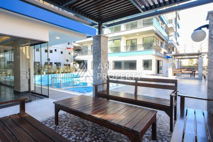 Апартаменты в комплексе с богатой инфраструктурой в районе Джикджилли, планировка 1+1, 62м2 - Ракурс 11