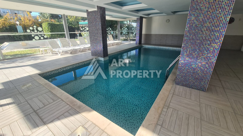 Меблированная квартира вблизи моря планировки 1+1 в районе Кестель, 70м2 - Ракурс 3