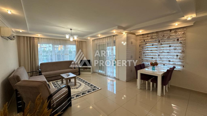 Меблированная квартира вблизи моря планировки 1+1 в районе Кестель, 70м2 - Ракурс 6