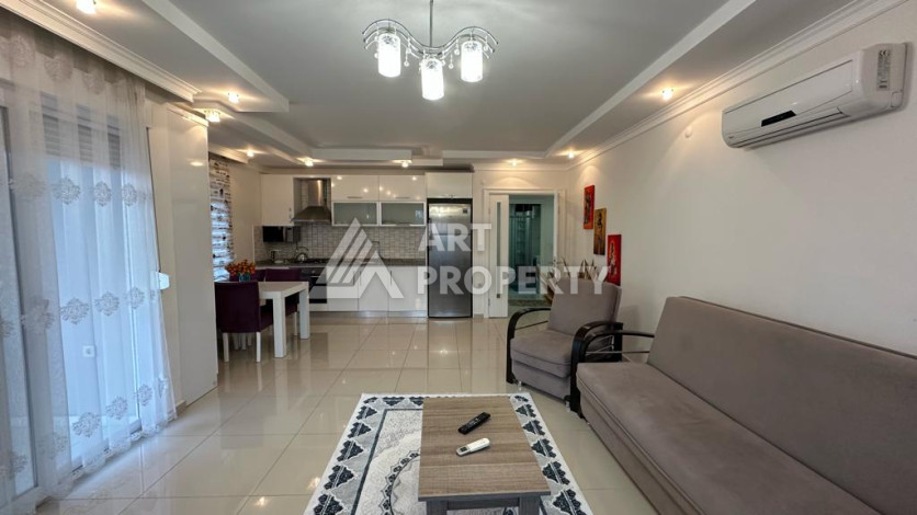 Меблированная квартира вблизи моря планировки 1+1 в районе Кестель, 70м2 - Ракурс 9