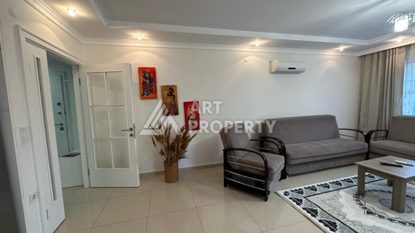 Меблированная квартира вблизи моря планировки 1+1 в районе Кестель, 70м2 - Ракурс 13