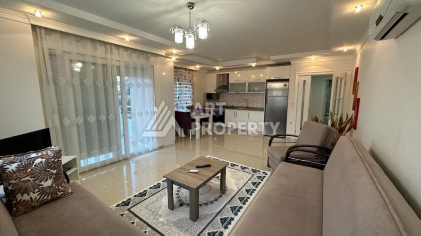 Меблированная квартира вблизи моря планировки 1+1 в районе Кестель, 70м2 - Ракурс 15