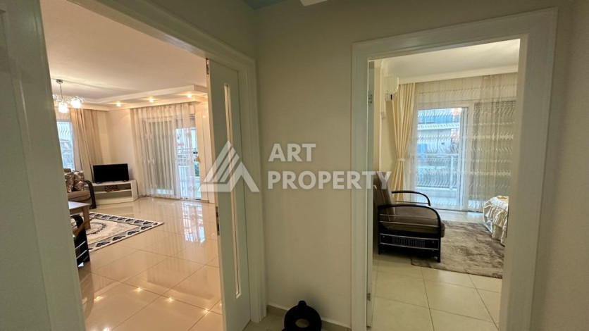 Меблированная квартира вблизи моря планировки 1+1 в районе Кестель, 70м2 - Ракурс 24