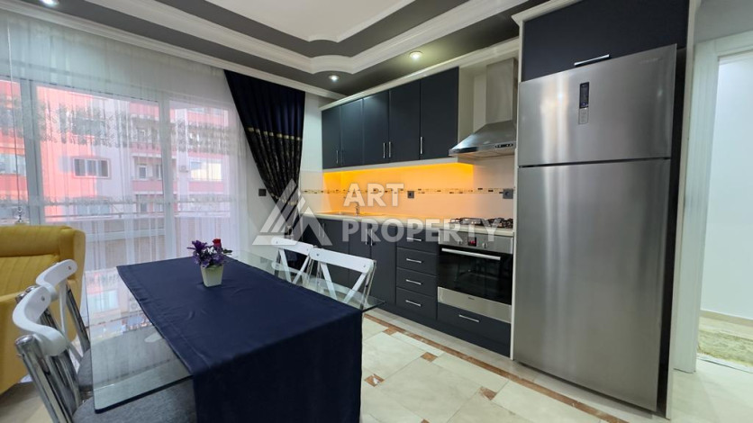 Квартира в Махмутларе двухкомнатная с мебелью и видом на море - Ракурс 17