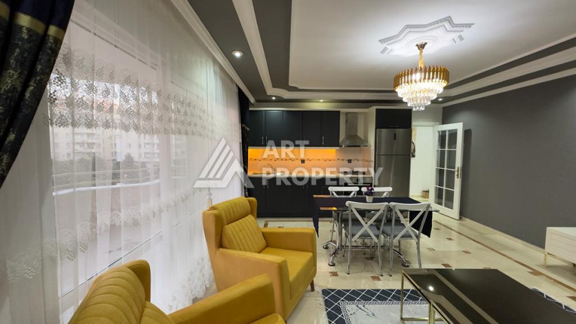 Квартира в Махмутларе двухкомнатная с мебелью и видом на море - Ракурс 19