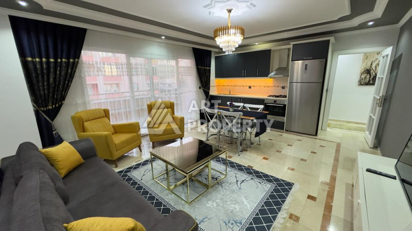 Квартира в Махмутларе двухкомнатная с мебелью и видом на море - Ракурс 21